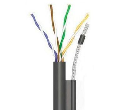  Зображення Одескабель OK-Net 4*2*0,51 КППт-ВП (100) трос 7*0,5мм cat 5e, бухта 305 м 