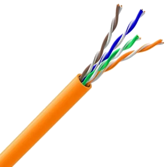  Зображення ЗЗКМ Cat. 5e U/UTP LSZH 4х2х24 AWG (7091010) бухта 305м 