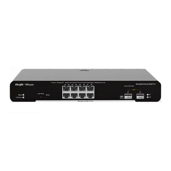  Зображення Ruijie Ruijie RG-NBS3100-8GT2SFP-P 