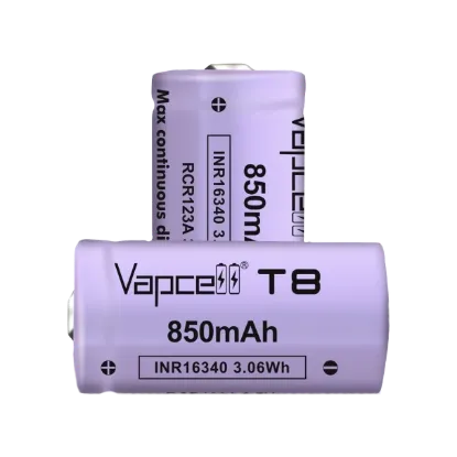 Зображення Vapcell T8 INR16340 (CR123A) 850 mah 3A, Li-ion 