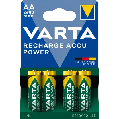  Зображення Varta VARTA PROF ACCU AA 2600mAh BLI 4 NI-MH 
