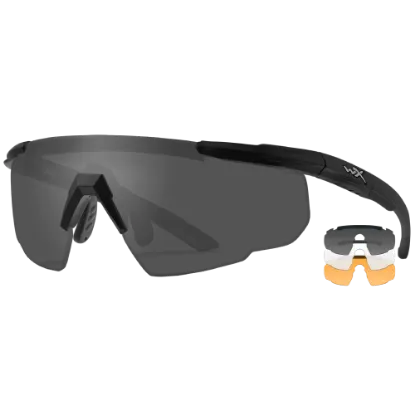  Зображення Wiley X SABER ADVANCED Сірі/Прозорі/Помаранчеві лінзи 