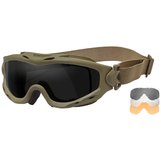  Зображення Wiley X SPEAR Dual Сірі/Прозорі/Помаранчеві лінзи 