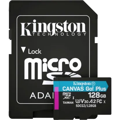  Зображення Kingston microSDXC 128 Гб U3 V30 A2 (SDCG3/128GBSP) 