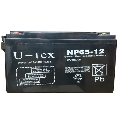  Зображення U-Tex U-tex 12В / 65 Ah 