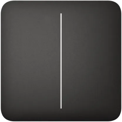  Зображення Ajax Ajax SoloButton (2-gang) [55] black 