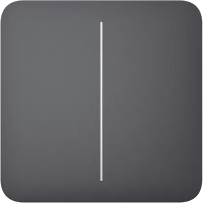 Зображення Ajax Ajax SoloButton (2-gang) [55] graphite кнопка 