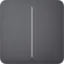  Зображення Ajax Ajax SoloButton (2-gang) [55] graphite кнопка 