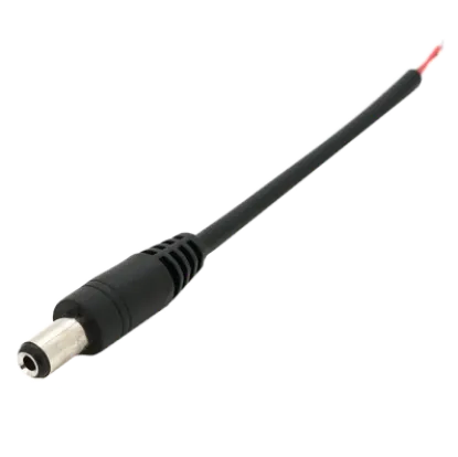  Зображення DC-M (D 5,5x2,5мм) 10см black plug OEM Q1000 