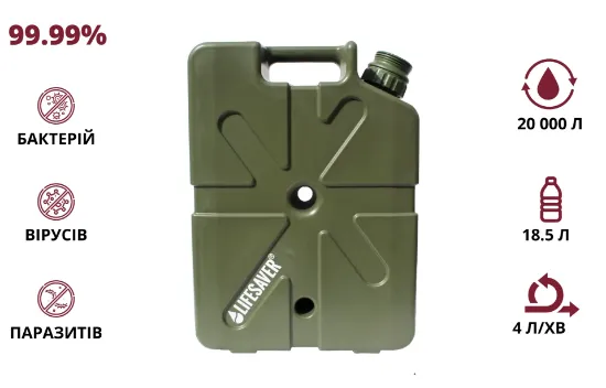  Зображення LifeSaver LifeSaver Jerrycan Army Green 