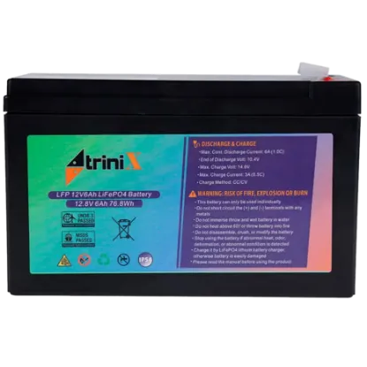  Зображення Trinix TRINIX LFP 12V6Ah LiFePo4 