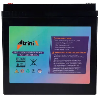  Зображення Trinix TRINIX LFP 12V18Ah LiFePo4 