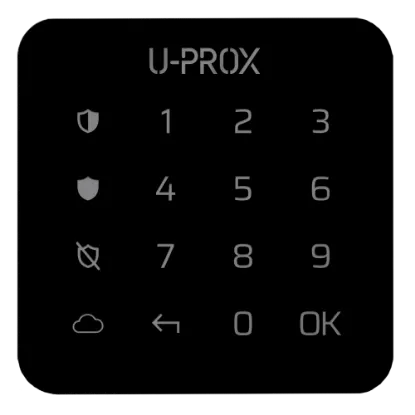  Зображення U-Prox U-Prox Keypad G1 Black 
