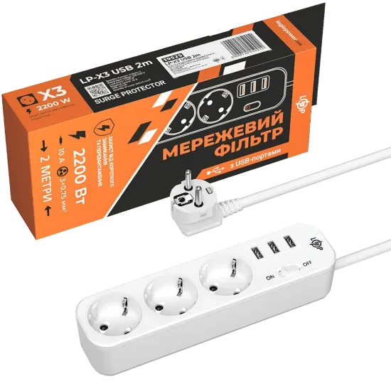  Зображення LogicPower PREMIUM LP-X3-USB-2 