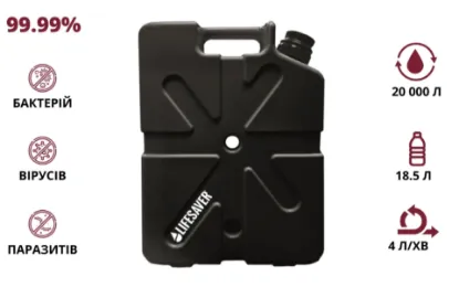  Зображення LifeSaver LifeSaver Jerrycan Black 