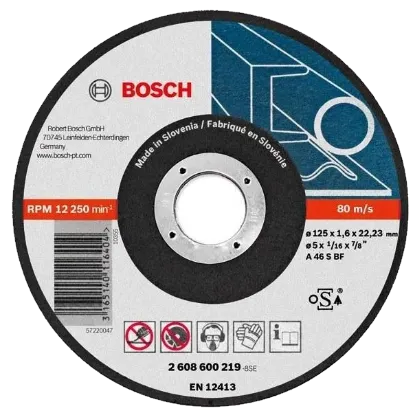  Зображення Bosch Bosch 125 x 1.6 мм (2608600219) 
