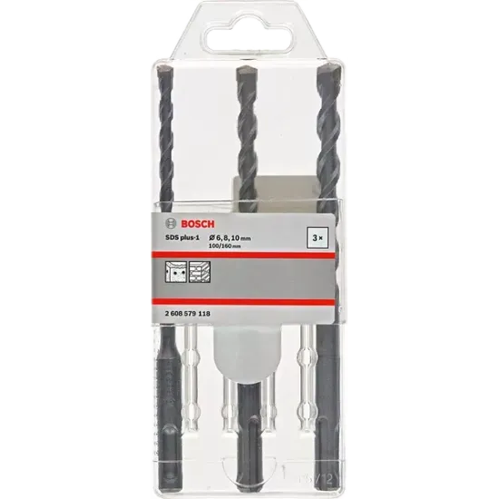  Зображення Bosch Bosch SDS plus-1 6/8/10x160мм 