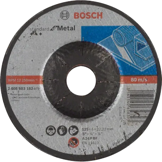  Зображення Bosch Bosch Standard for Metal 125x6x22.23 мм 
