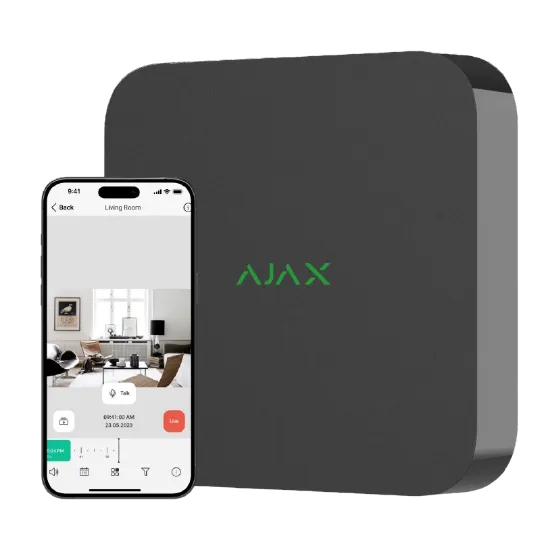  Зображення Ajax Ajax NVR (8ch) (8EU) black 