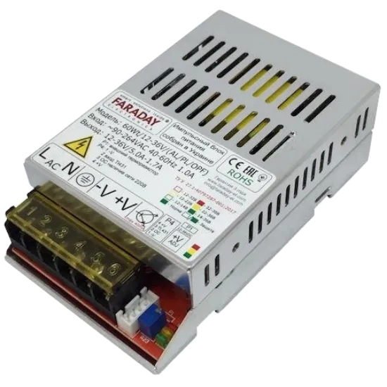  Зображення Faraday Electronics Faraday Electronics 60Wt/12-36V/ALU 