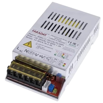  Зображення Faraday Electronics Faraday Electronics 80Wt/12-36V/ALU 