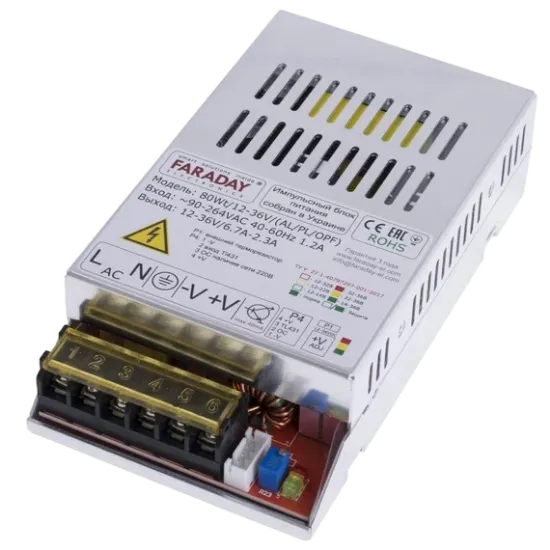  Зображення Faraday Electronics Faraday Electronics 80Wt/12-36V/ALU 